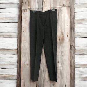 Manila Grace Grey-Black Micro-Pattern Tailored Trousers – Italian Size 42